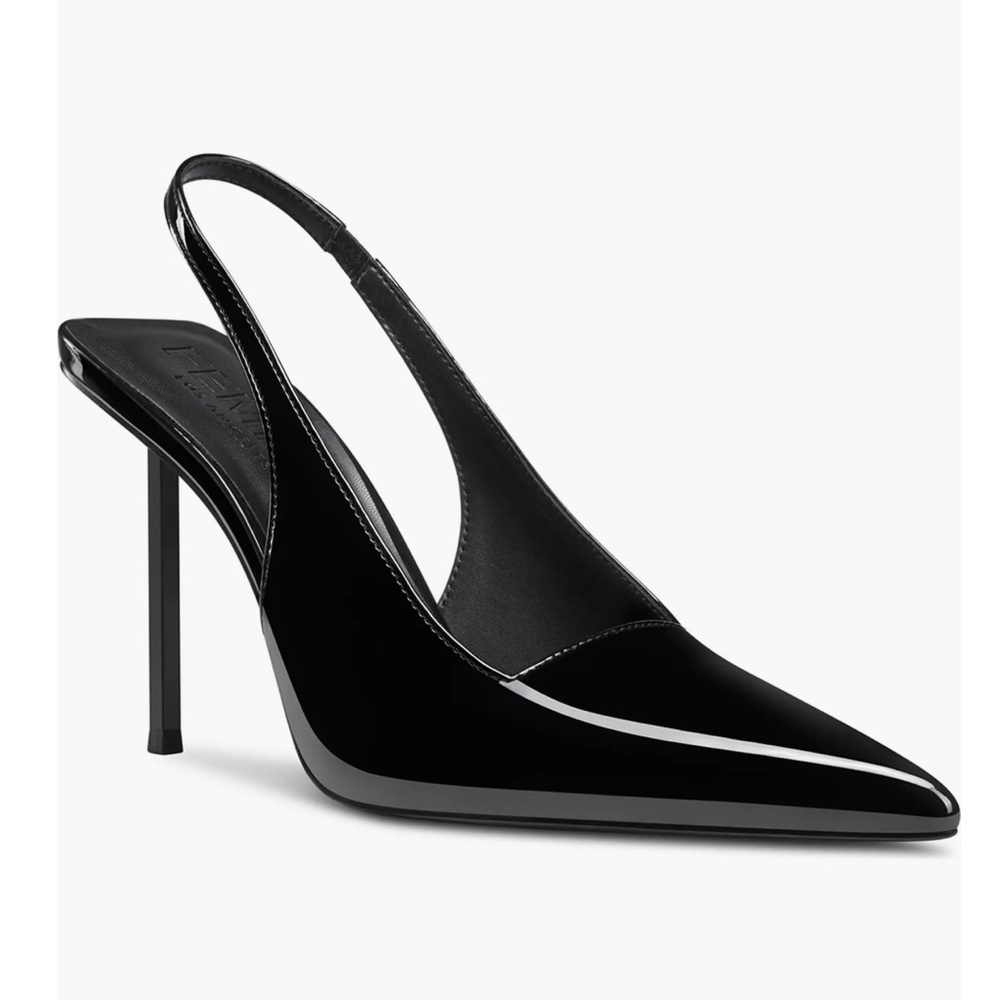Chic Black Slingback Heels